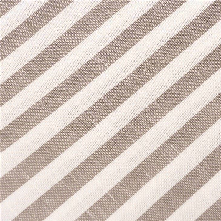 Light Taupe Striped Linen Jersey Fabric suppliers