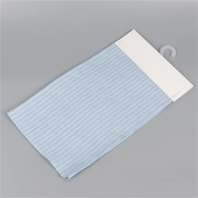 Ntuj Blue Fine Striped Linen Fabric